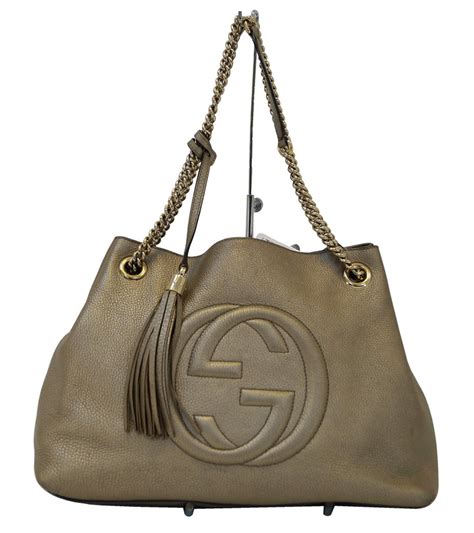 gucci small bag with gold chain|handbag with gold chain strap.